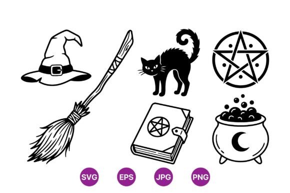 Download Witchcraft Magic Clipart Set - Premium Bundle