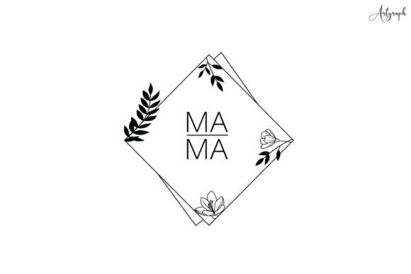 Download Mama Floral Frame Vector - Floral frame vector Collection