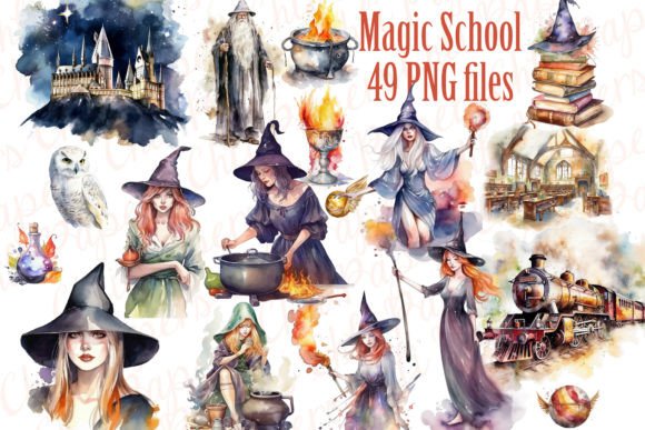 Download Magic School Clipart Magic Clipart - Premium Bundle
